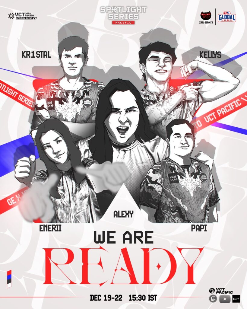global esports x Xipto