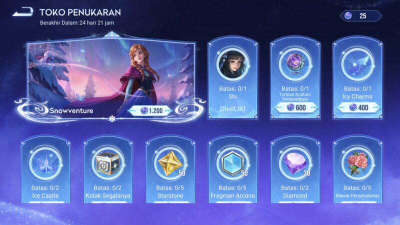 Skin Shi Snowventure: Begini Cara Mendapatkannya di HoK