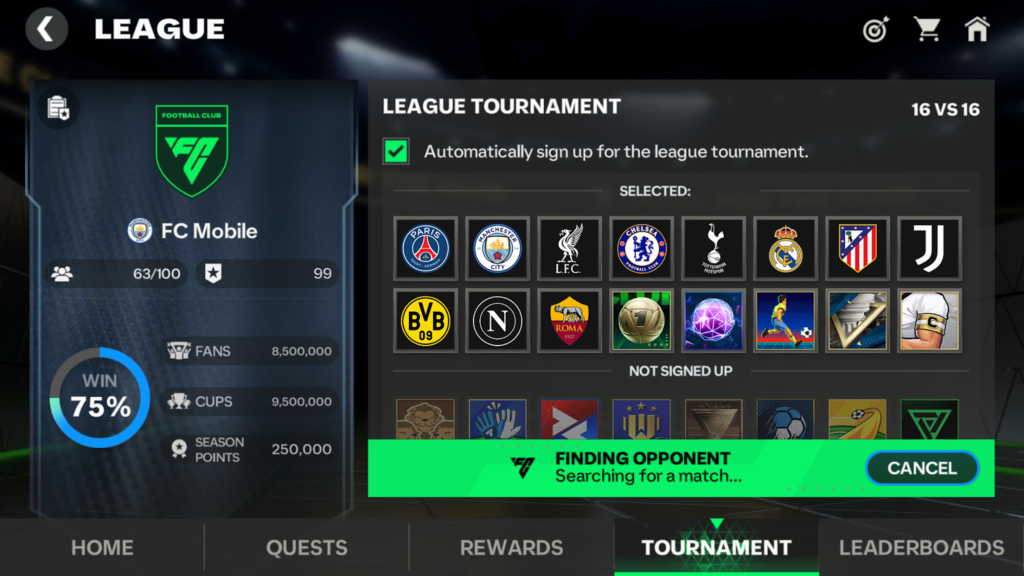 Leagues Update FC Mobile: Fitur Baru yang Wajib Kamu Coba!