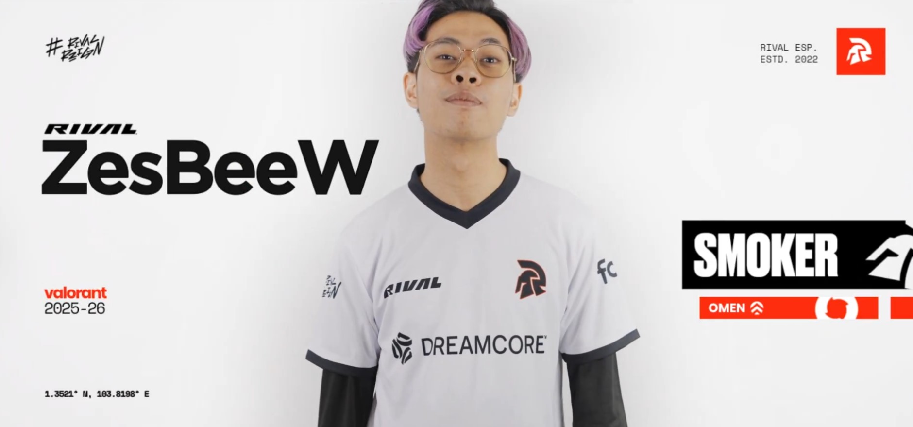 ZesBeeW Resmi Gabung Rival Esports untuk VCT SEA 2025