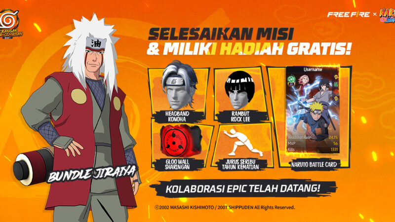 Freefire x Naruto Shippuden : Mau lihat Naruto Jumpshot?