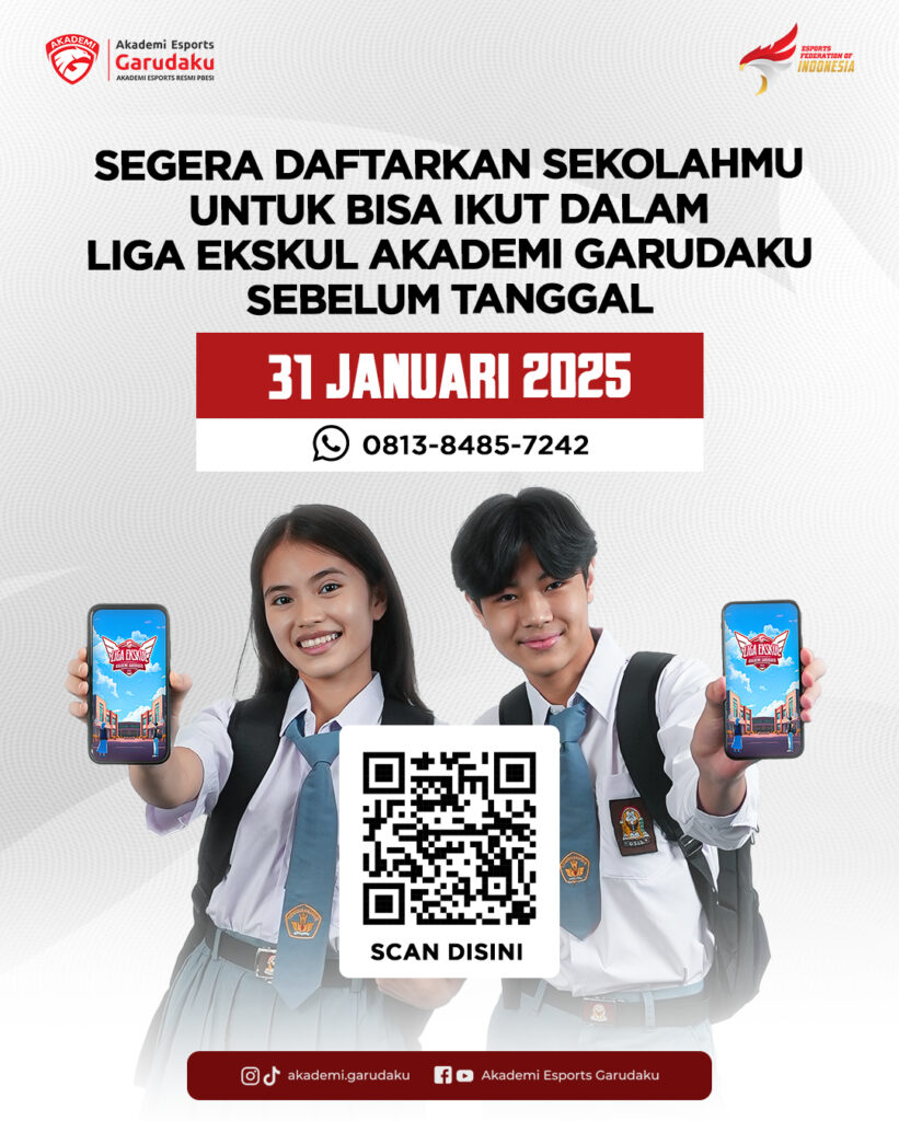 Liga Ekskul Akademi Buka Kesempatan Jadi Atlet Esports