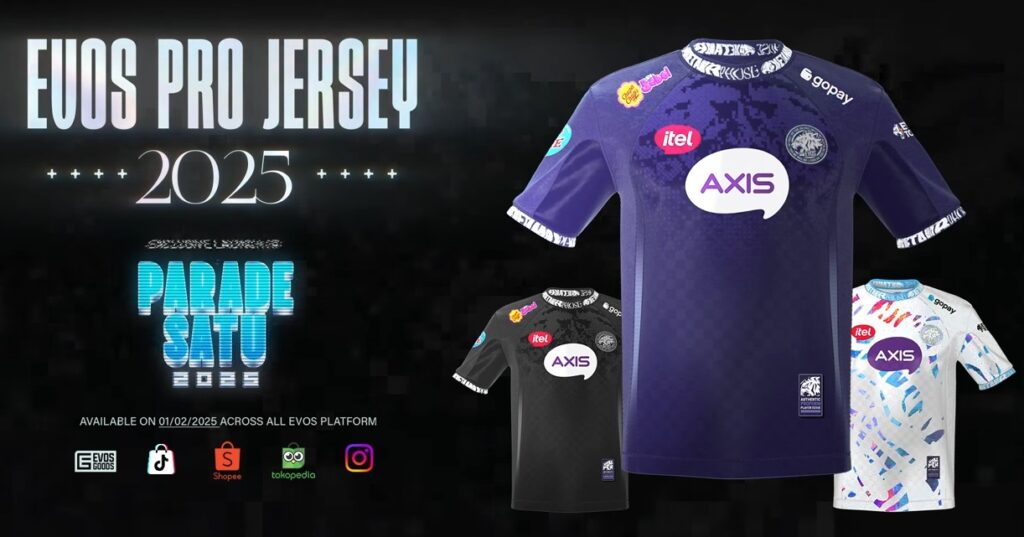 EVOS Umumkan Roster Baru, Jersey Baru, hingga Tim Balap!