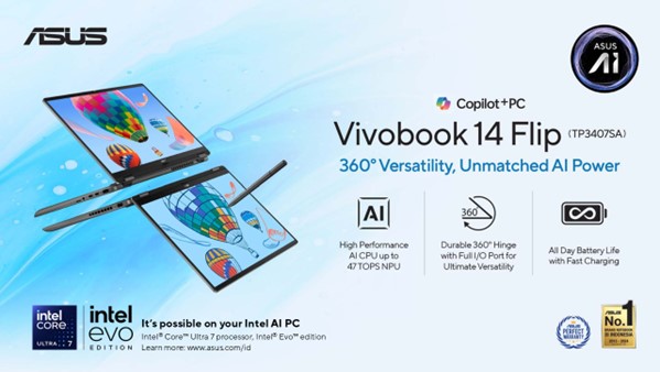Kelebihan ASUS Vivobook 14 Flip