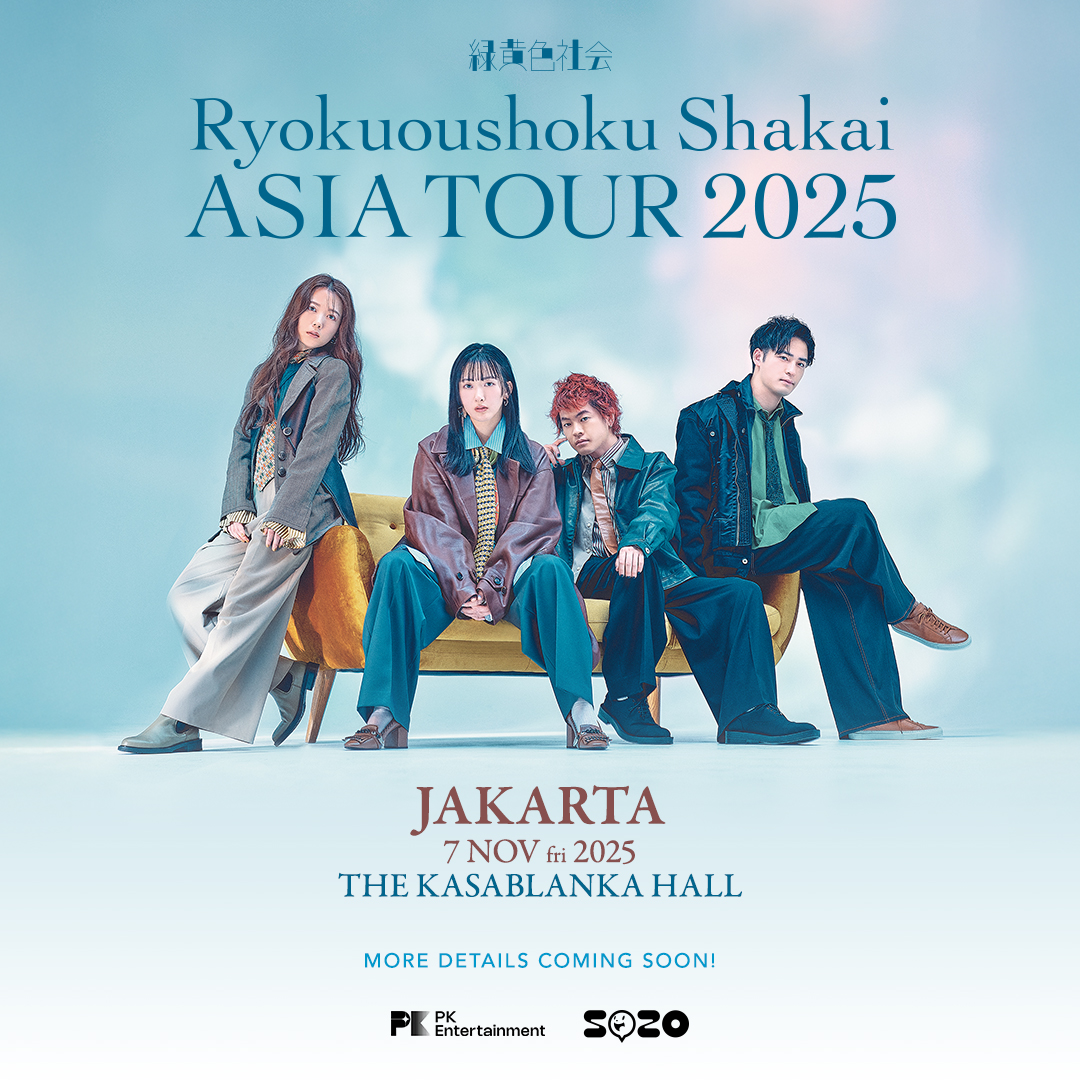Ryokuoushoku Shakai konser dijakarta