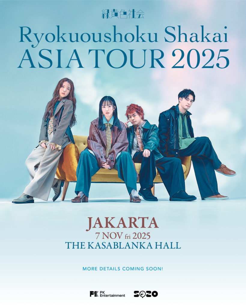 Ryokuoushoku Shakai konser dijakarta